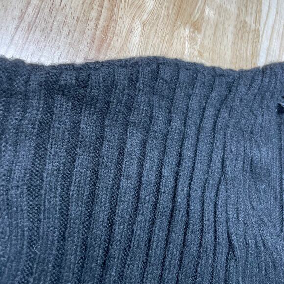 Toccin NY NWT Ribbed Open-front Bracelet-sleeve Whitney Topper Black Size XS/S - Picture 9 of 10